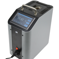 Calibrateur de température portable à bloc sec 35-650 avec écran TFT, en métal, communication USB en option, OEM pour usage maritime