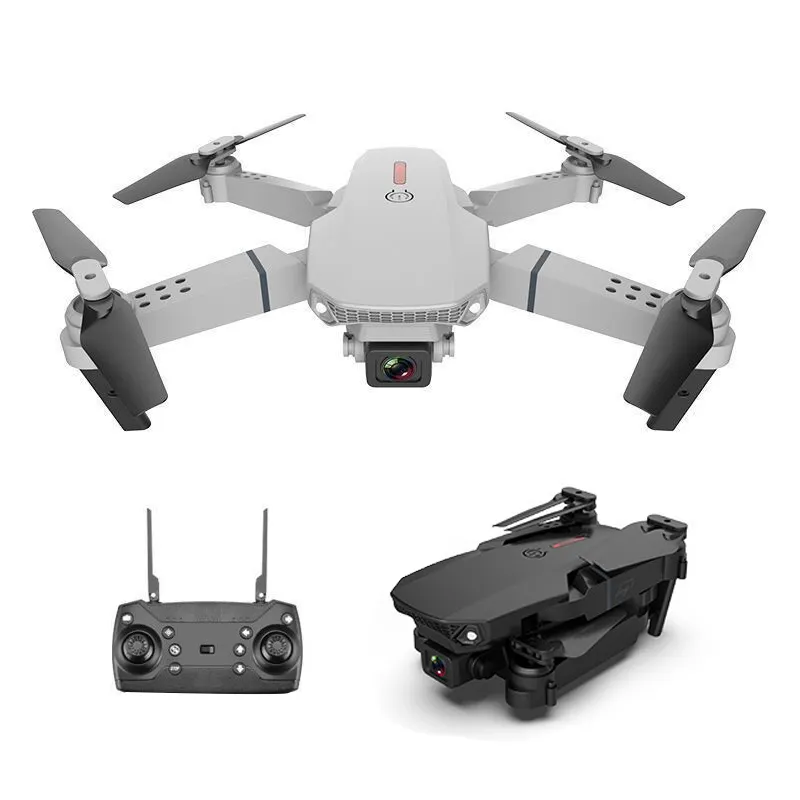 WIFI Control foldable e88 cheap mini camara rc quadcopter drone for kids adults