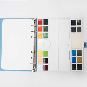 Kit de peinture en <span class=keywords><strong>aquarelle</strong></span> pour enfants, nouveau produit de qualité supérieure, pour croquis, livre de voyage, sécurité à utiliser - Product Image 1