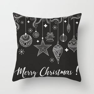 45*45cm joyeux noël feuille d'or impression taie d'oreiller pour la maison <span class=keywords><strong>bonne</strong></span> <span class=keywords><strong>année</strong></span> 2024 Noel <span class=keywords><strong>2023</strong></span> ornements cadeaux de noël - Product Image 2