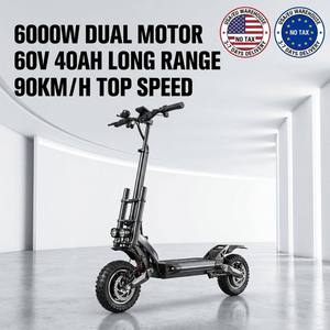 สกู๊ตเตอร์ไฟฟ้า TOURSOR E5B มอเตอร์คู่ 60V 40Ah ความเร็วสูงสำหรับผู้ใหญ่ 90 กม./ชม. ความเร็วสูงสุด ระบบมอเตอร์คู่ E5B ให้ประสิทธิภาพที่เหนือกว่า จัดส่งจากคลังสินค้า US/EU - Product Image 5