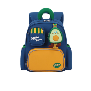 Zainetto <span class=keywords><strong>Asilo</strong></span> Rosa Blu per Bambine, Design Frutta Dolce, Borsa Scuola per Bambini con Ciondolo, Leggero e Impermeabile - Product Image 1