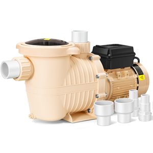 Bomba de Piscina de Velocidad Variable de 1.5HP y 115V, Autocebante, Eficiente Energéticamente, Entrada de 1.5" y 2" con Cesta Filtrante para Piscinas Elevadas/Enterradas - Product Image 1