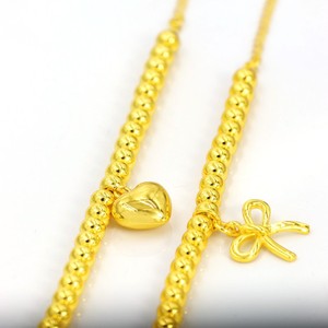 Nouveau design Z H, bijoux de couple exquis, <span class=keywords><strong>bracelet</strong></span> à perles plaqué or 24 carats, anti-allergique, <span class=keywords><strong>bracelet</strong></span> fleur de <span class=keywords><strong>lotus</strong></span> - Product Image 2