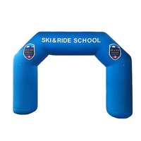 Arche gonflable de taille personnalisable pour les événements en plein air, ligne de départ et d'arrivée, souffleur d'air, produits gonflables publicitaires