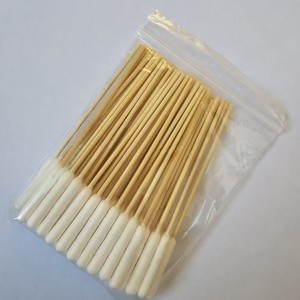 Hisopos de algodón para mascotas para limpieza de oídos, lavado de ojos de perros y gatos, limpieza de oídos, limpieza de ácaros del oído, limpieza general, hisopos de algodón extra largos - Product Image 1