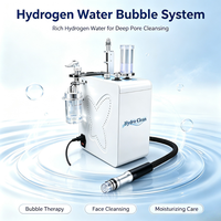 Appareil de beauté 2 en 1 pour eau hydrogénée à petites bulles, nettoyage en profondeur, minimisation des pores, peeling aquatique, pulvérisation d'eau oxygénée