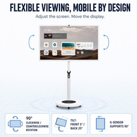 Téléviseur intelligent portable OEM, écran tactile, téléviseur mobile 32 pouces, LCD HD, Android, PC gamer, téléviseur déroulable pour l'extérieur