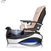 Chaise de pédicure de meubles de salon de luxe de vente chaude avec la chaise de station thermale de pédicure de la meilleure qualité de bol jet magnétique
