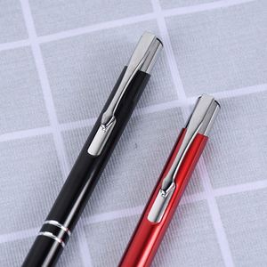 Creative <b>Retractable</b> Metal Ballpoint Aluminum Barrel Laser Logo for Student Advertising Stationery Gift Promotional <b>Pen</b> - Product Image 3