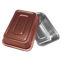 Boîtes à repas jetables en aluminium 1000 ml, boîtes à emporter, contenants alimentaires de qualité restaurant
