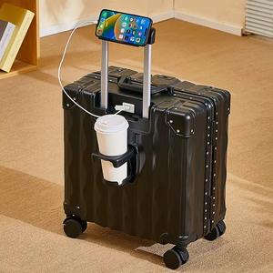 Valises de <span class=keywords><strong>voyage</strong></span> personnalisées de luxe pour enfants, mini valises rigides colorées de 18 pouces avec cadre en aluminium - Product Image 6