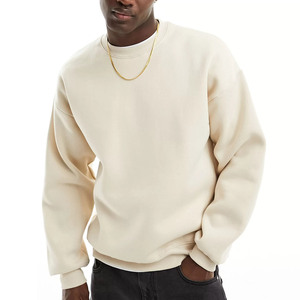 Grosir terbaik penjualan Crewneck bulu lengan panjang Pullover hoodie atasan musim gugur Fashion pakaian 2024