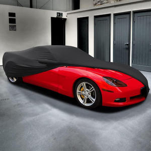 Housse de voiture d'intérieur respirante lavable à haute élasticité 200gsm housse de voiture en Spandex Super extensible pour le stationnement de voiture - Product Image 5