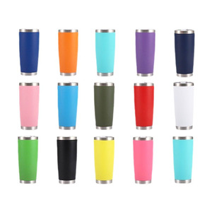 Vente en gros de gobelets isothermes de 20 oz pour l'extérieur, anti-fuite, avec logo personnalisé, pour café, bière, eau, mugs à double paroi avec paille - Product Image 4