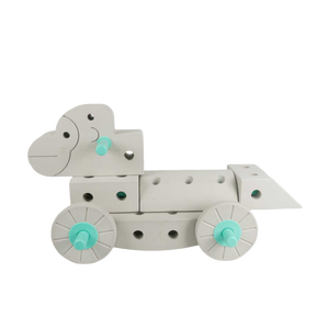 OEM Custom <strong>Large</strong> 1:8 Scale DIY <strong>Building</strong> <strong>Blocks</strong> Toy Handmade MODU Perforated Grinding Color EVA Foam Plastic - Product Image 4