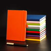 Logo personnalisé A4 A5 A6 carnet de notes papier imprimé personnalisé cuir lin couverture rigide Journal carnet
