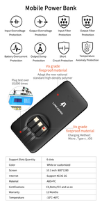 Wifi 4G Cabinet pubblicitario condividere Power Bank noleggio caricabatterie per telefono stazione di ricarica Mobile - Product Image 6