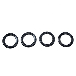 Kit de décoration intérieure de voiture WZXD en fibre de carbone, couvre-interrupteur de fenêtre, garniture de ventilation, cadre de levier de vitesses pour 2022 2020 - Product Image 5