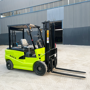 מלגזה חשמלית מיני ניידת 3 טון 48V סוללת ליתיום-יון עם תופסן לגלילי נייר, גובה הרמה 3-9 מטר, תורן דו-שלבי 12 -  מבוקשת מאוד - Product Image 2