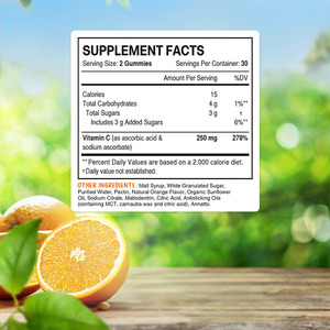OEM ODM Vitamin C Gummies for Skin Glow Natural <b>Supplement</b> with Vitamin C Sugar Free Recharge <b>Your</b> Immune System Gummies - Product Image 2