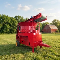 Broyeur mobile multifonctionnel à disques pour pailles, à transfert libre, pour la broyage multi-zones de tiges de coton et de feuilles de canne à sucre