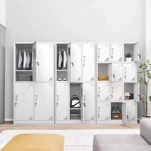 12/6/9 porte en acier <span class=keywords><strong>casier</strong></span> de rangement armoire vestiaire armoire <span class=keywords><strong>casier</strong></span> en métal pour atelier personnel placard salle de sport <span class=keywords><strong>casier</strong></span>, KD, bureau - Product Image 3