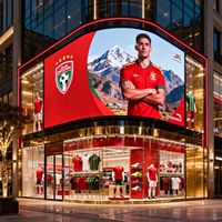 Écran vidéo mural extérieur P3.9 de 3,9 mm pour affichage, 13x23 pieds, pour matchs de football boliviens, équipement et fournitures de football, magasin de matériel, 316inchTV