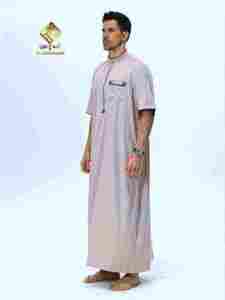 HARAMAIN MEN THOUB Vêtement de prière à fermeture à quatre boutons pression, style moyen - Product Image 5