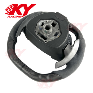 Volant sport personnalisé à dessus plat en fibre de carbone mate pour Chevrolet Chevy Camaro SS RS Coupé ZL1 LT1 LT 1LE C7 C8 - Product Image 4