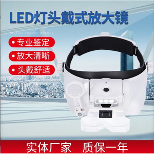 ระดับการขยาย 31 ระดับสำหรับแว่นขยายแบบสวมศีรษะพร้อมไฟ LED, แบตเตอรี่แบบชาร์จ USB, เวลาสแตนด์บายยาวนาน - Product Image 5