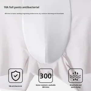 Calzoncillos bóxer de punto ultrafinos y frescos de secado rápido para hombre, de talle medio, de seda helada, 10A antibacterianos, con forro 95% algodón, ODM - Product Image 4