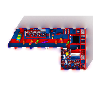 Château malicieux Aire <span class=keywords><strong>de</strong></span> jeux intérieure pour enfants Thème britannique <span class=keywords><strong>Centre</strong></span> d'activités sportives avec toboggan et fosse à balles Équipement <span class=keywords><strong>de</strong></span> jeu intérieur - Product Image 2