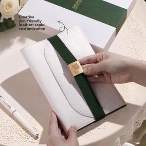 Carnet A5 à Couverture Souple en Papier DuPont Écologique avec Sangle et Boîte Cadeau – Cadeau d'Affaires Luxe Léger, Pochette de Rangement Haut de Gamme, Style Personnel - Product Image 3