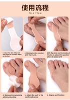 Hallux Valgus Oignon Correcteur Orthèse Anti-Frottement Toe Patch pour Pied Os Pouce Réglage Pédicure Manucure Pédicure Ensemble