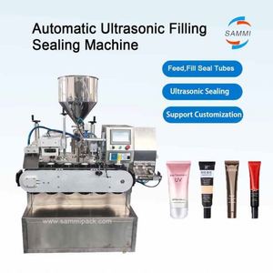 Máquina automática de llenado y sellado ultrasónico de tubos de crema cosmética de plástico suave para loción - Product Image 6