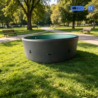 Piscine gonflable pliable OEM en drop stitch, modèle extérieur, vente en gros directe usine Chine, pour divertissement à domicile et dans le jardin