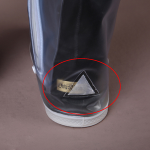 Couvre-chaussures réutilisables de chaussures imperméables légères avec des couvre-chaussures en plastique antidérapants de tirette - Product Image 5