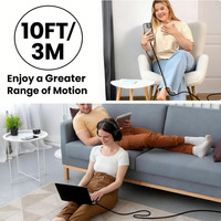 Câble USB-C vers USB-C en nylon tressé de qualité OEM, 10 pieds, 60W, à angle droit, 3M, noir, charge rapide pour Phone 17/17 Pro/16/15