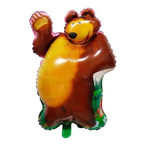 Nuovi Palloncini in Alluminio a Tema Ma-sha e Orso per Decorazioni di Feste di <span class=keywords><strong>Primo</strong></span> <span class=keywords><strong>Compleanno</strong></span> per Bambini - Product Image 4