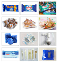 Foshan UPB320 — machine d'emballage de biscuits à volants blancs, 500 ml, pour bar de chocolat