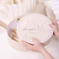 Nouvelle boîte cadeau créative en kraft recyclable avec doublure en mousse pour rouge à lèvres, parfum, bijoux de mariage, cosmétiques, bougies, perruques, emballage