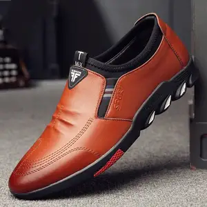Latest Design Hand Made Outdoor Fashion Men's Casual Pu Leather Shoes