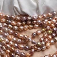 Vente en gros de perles d'eau douce baroques naturelles AAAA+ de 8,5 à 9 mm, brin de perles en vrac de 38 cm de long, trou percé, pour la fabrication de bijoux