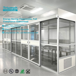 Sala Operatoria Modulare Pulita Senza Polvere, Sistema Prefabbricato per Industria Farmaceutica, Camera Pulita Modulare Classe 100 con HVAC - Product Image 1