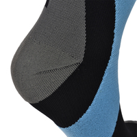 Chaussettes de compression personnalisées, chaussettes de sport à compression, hauteur genou, en nylon et élasthanne tricotées, pour soulager les gonflements, course à pied, gym, voyage, OEM, unisexe