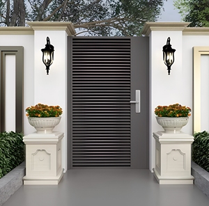 <span class=keywords><strong>Portail</strong></span> coulissant automatique en aluminium sur mesure pour entrée de cour, conception de cadre métallique pour <span class=keywords><strong>portail</strong></span> principal de villa et maison - Product Image 1