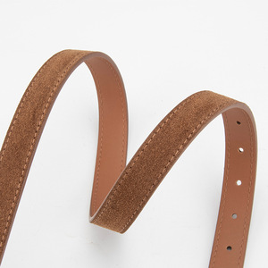 <span class=keywords><strong>Ceinture</strong></span> en cuir véritable pour <span class=keywords><strong>femme</strong></span>, style vintage britannique rétro français, en daim mat, 110 cm, boucle en alliage de 2 à 4 cm, polyvalente, tendance - Product Image 5