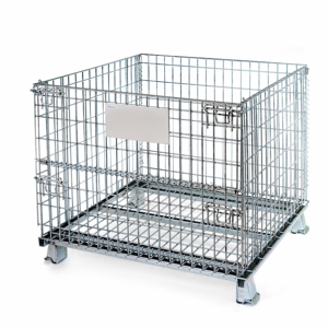 Gabbie in acciaio impilabili pesanti per la vendita calda di magazzino soluzione di stoccaggio per le fabbriche - Product Image 1