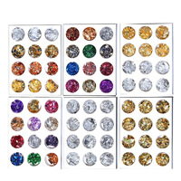 Feuilles d'aluminium colorées or et argent en gros pour la décoration des ongles, paillettes pour nail art, breloques DIY pour la décoration des ongles